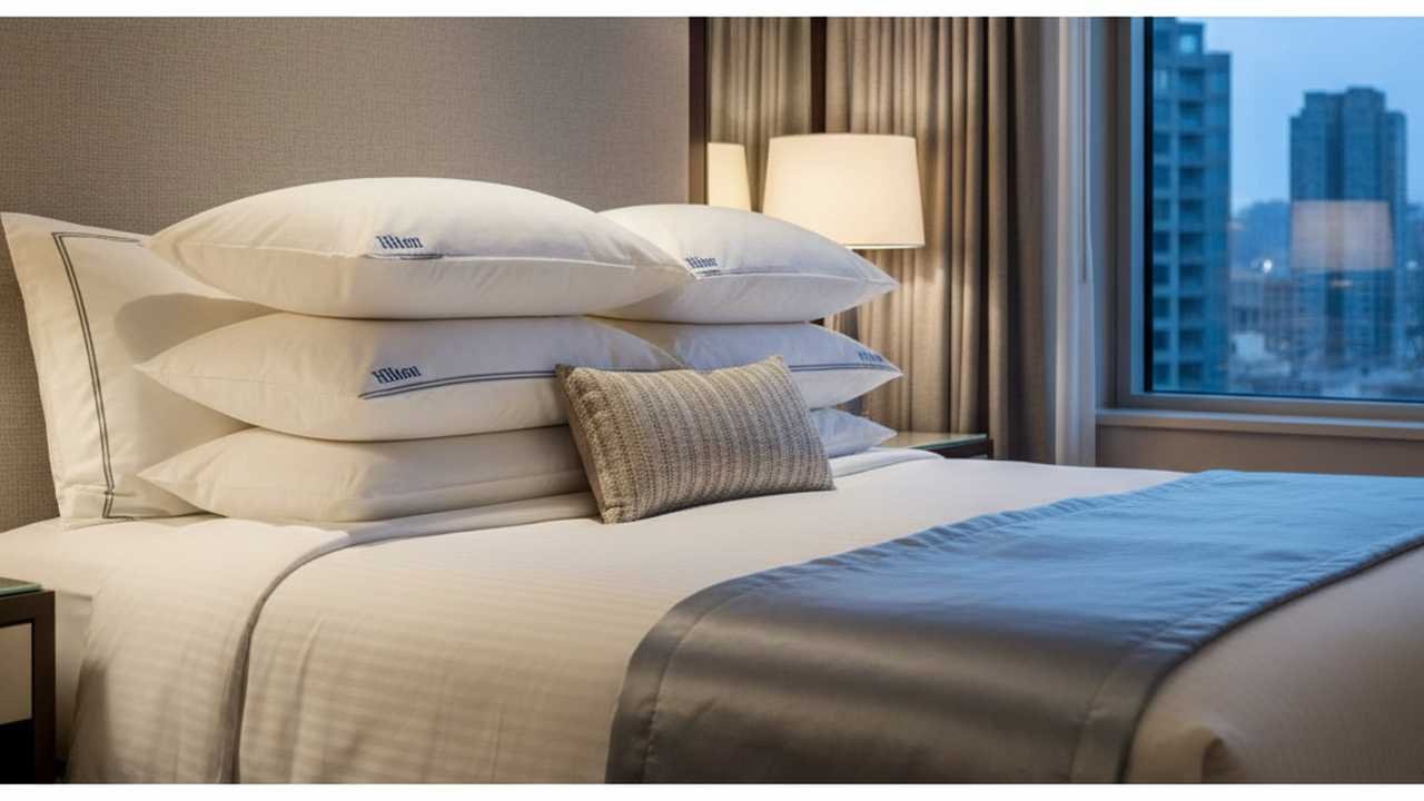 Pillows from Hilton Hotels Pillows from Hilton Hotels