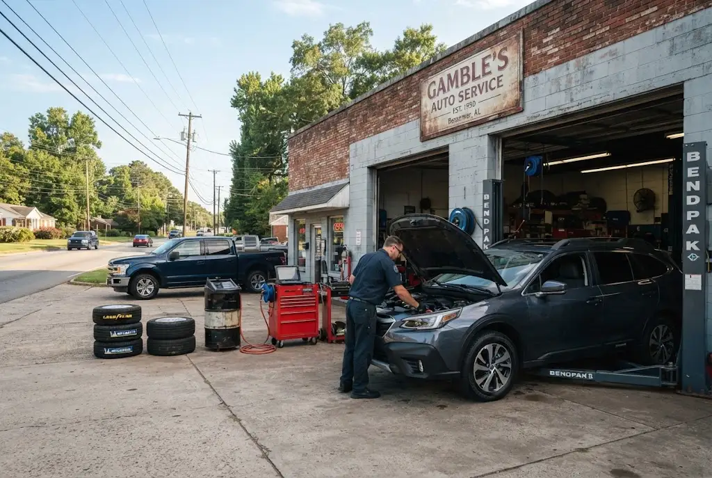 Gamble's Auto Service automotive repair business in Bessemer Alabama